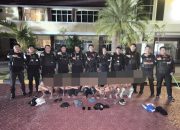 Respons Cepat Polisi Cegah Gangguan Kamtibmas, Tujuh Remaja Diamankan di Jalan Nuri Palu