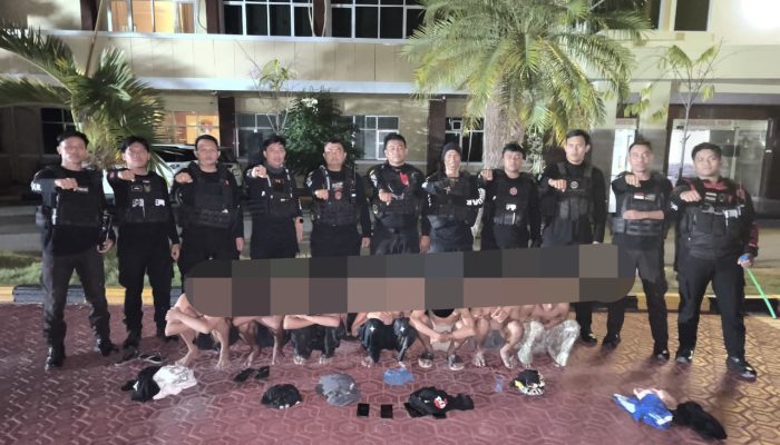 Respons Cepat Polisi Cegah Gangguan Kamtibmas, Tujuh Remaja Diamankan di Jalan Nuri Palu